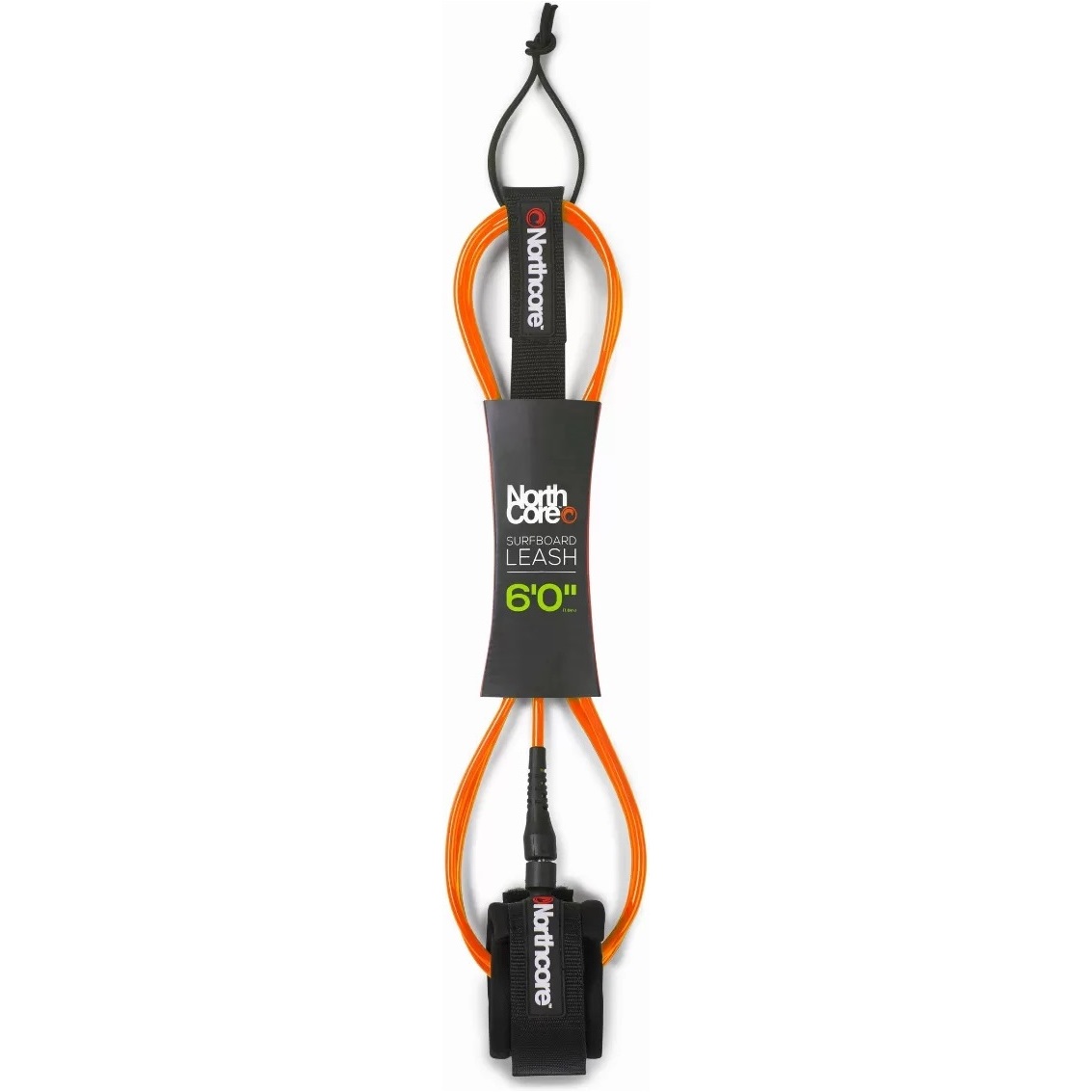 2025 Northcore 6FT Surfboard Leash NOCO54F - Orange